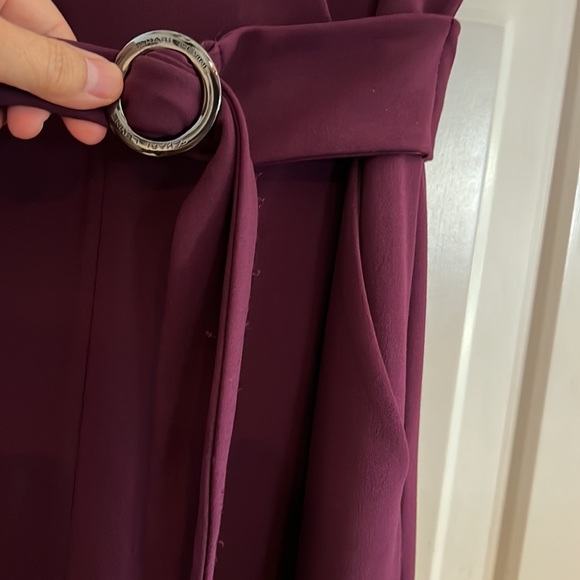 ASL Tahari burgundy jumpsuit. Size 14. NWOT - Picture 5 of 8